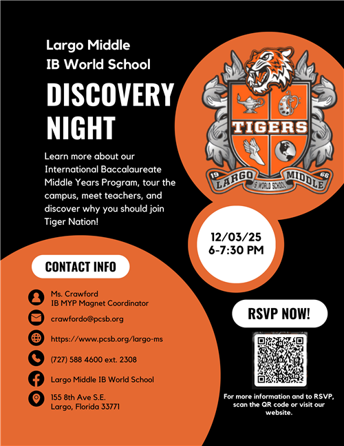 Discovery Night 12/3/25 - 6-7:30pm